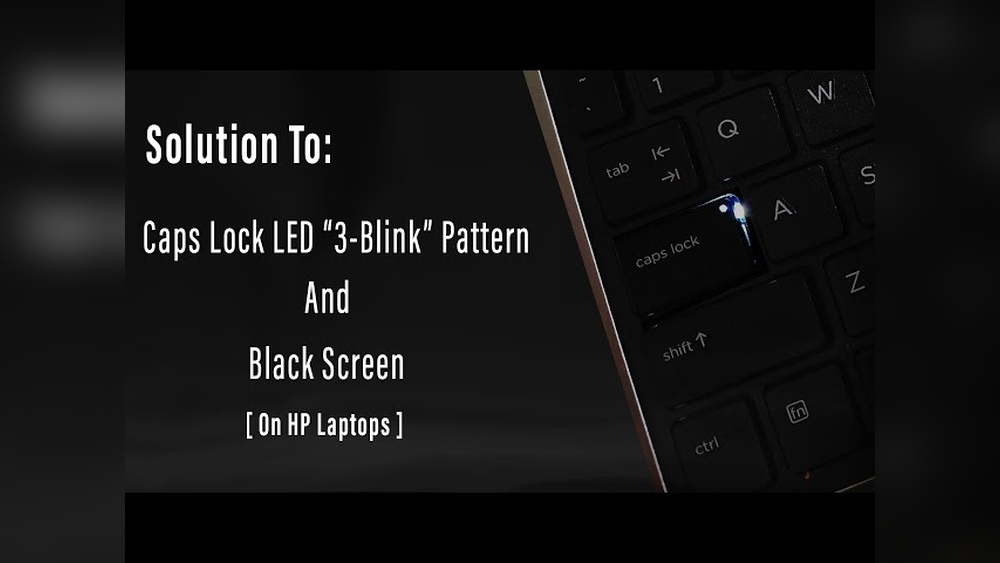 Black Screen in Hp Laptop